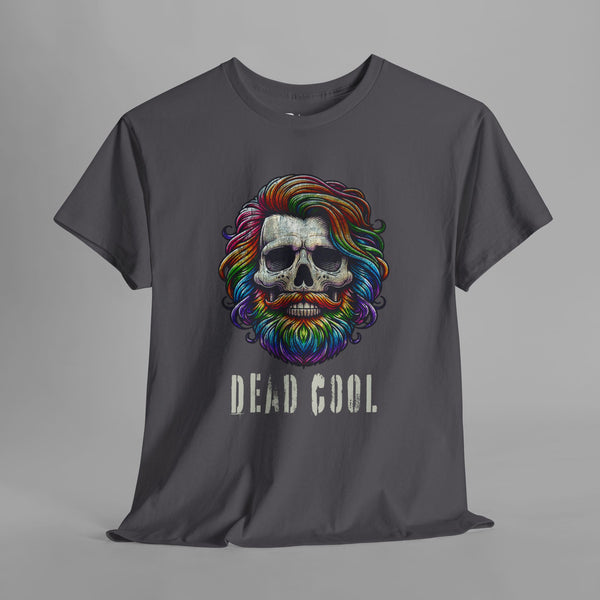 "Dead Cool" Rainbow Skull Art T-Shirt