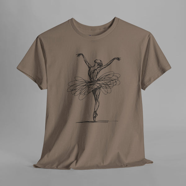 Ballet Dancer Line Art T-Shirt