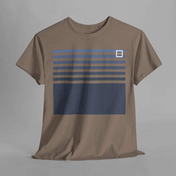 Boxy Striped Pattern T-Shirt