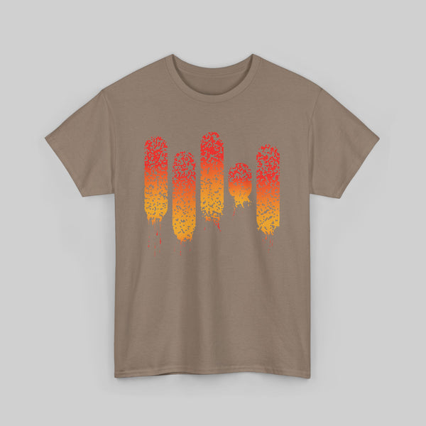 Melting Popsicles Summer Gradient Design Tee