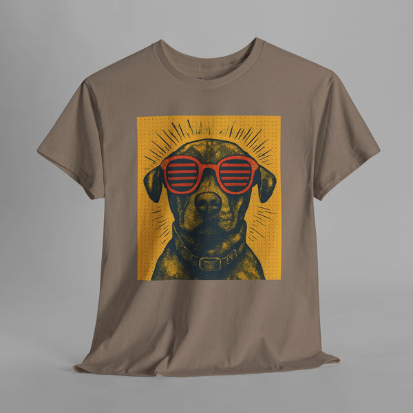 Retro Cool Dog Sunglasses T-Shirt
