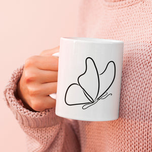 Abstract Line Animals Mug