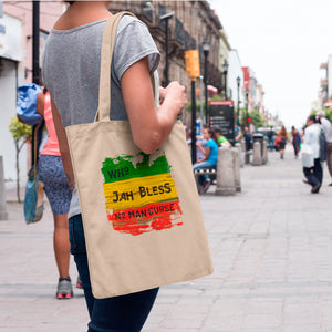 Jah Bless Rasta Tote Bag