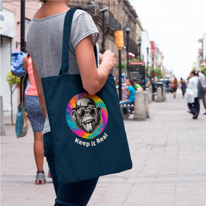 Chimpanzee Cool Boy Cotton Tote Bag