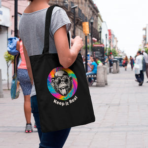 Chimpanzee Cool Boy Cotton Tote Bag