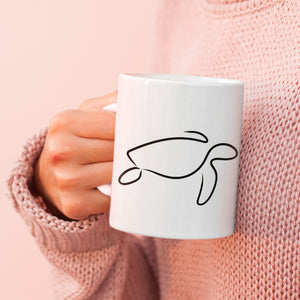 Abstract Line Animals Mug
