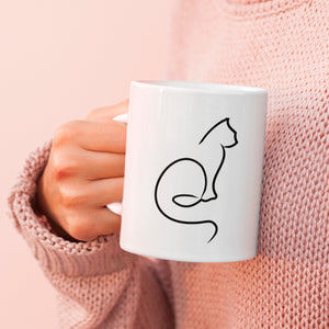 Abstract Line Animals Mug
