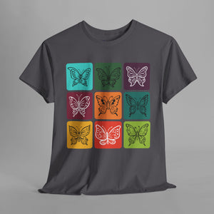 Colorful Butterflies - Nature Lover Aesthetic T-Shirt