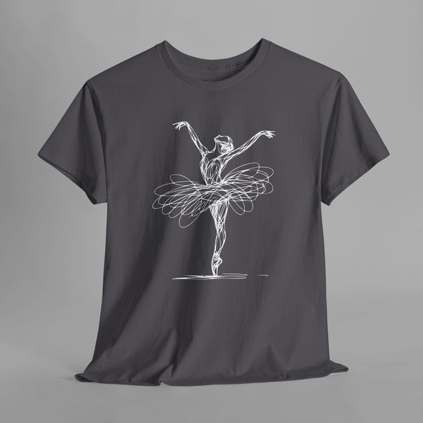 Ballet Dancer Line Art T-Shirt