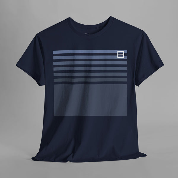 Boxy Striped Pattern T-Shirt