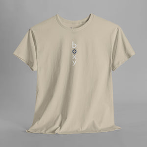 Modern Boxy Logo - Clean Minimalist Brand T-Shirt