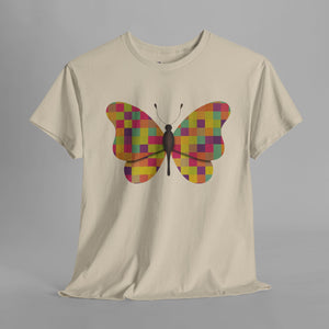 Colourful Patchwork Butterfly - Abstract - Graphic T-Shirt