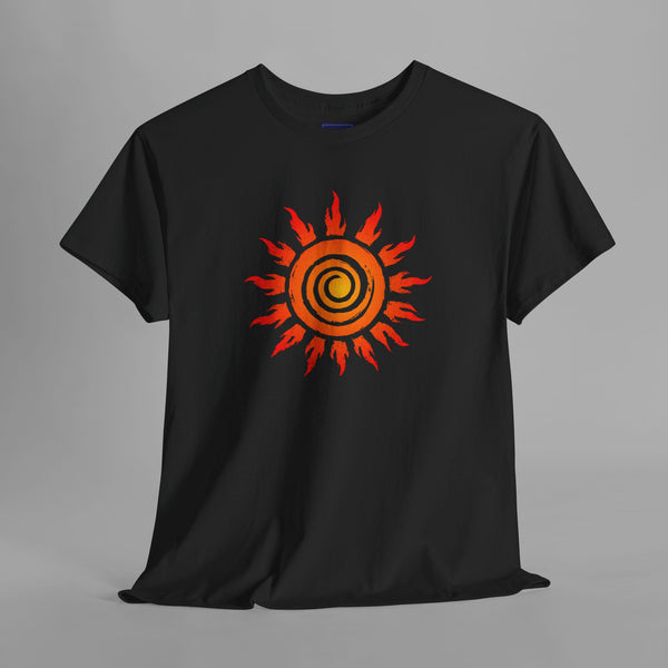 Abstract Sun Graphic T-Shirt