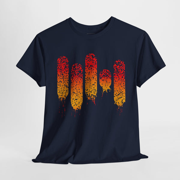 Melting Popsicle Abstract Art T-Shirt