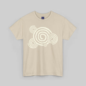 Soft Spiral Abstract Graphic T-shirt