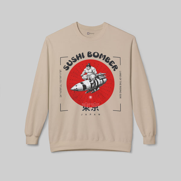 "Sushi Bomber" Japanese Pop Art Sweatshirt