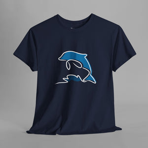 Contemporary Dolphin - Abstract - Graphic T-Shirt