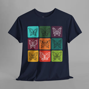 Colorful Butterflies - Nature Lover Aesthetic T-Shirt