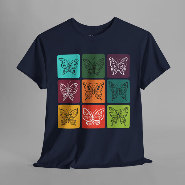 Colorful Butterflies Art T-Shirt