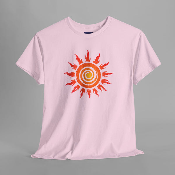 Abstract Sun Graphic T-Shirt
