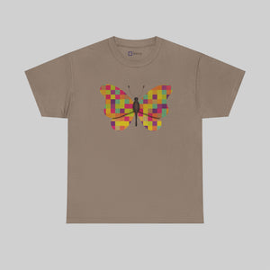 Colourful Patchwork Butterfly - Abstract - Graphic T-Shirt