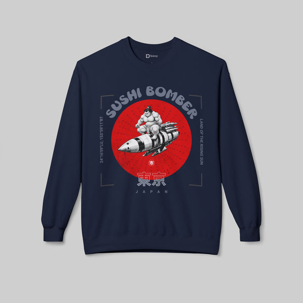 "Sushi Bomber" Japanese Pop Art Sweatshirt