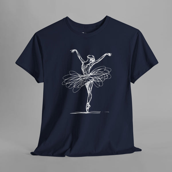 Ballet Dancer Line Art T-Shirt