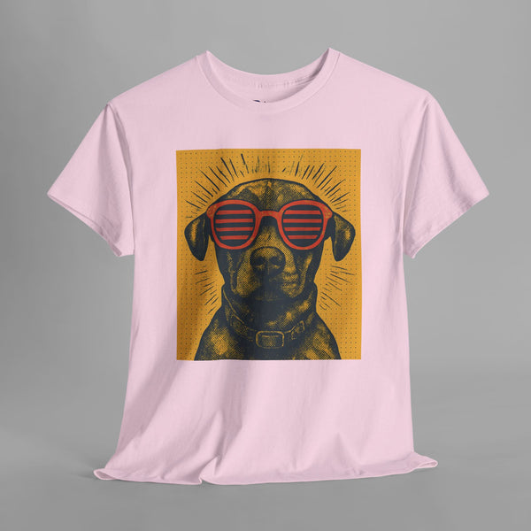 Retro Cool Dog Sunglasses T-Shirt