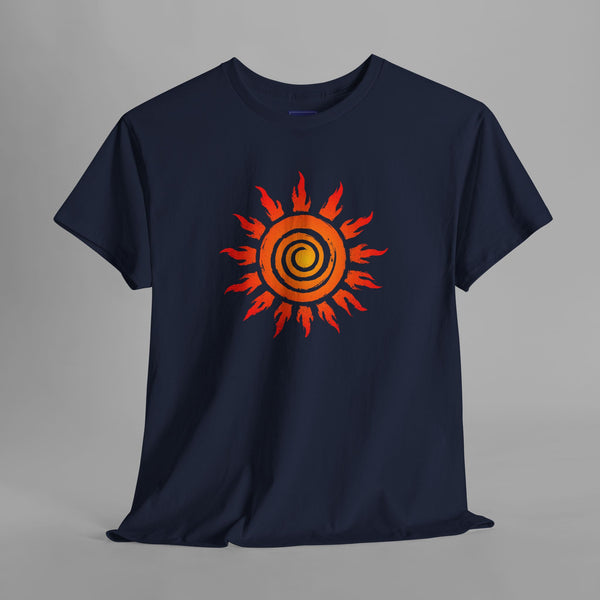 Abstract Sun Graphic T-Shirt