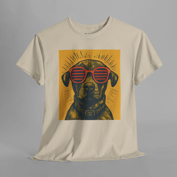 Retro Cool Dog Sunglasses T-Shirt