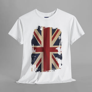 Distressed Union Jack Graphic T-Shirt