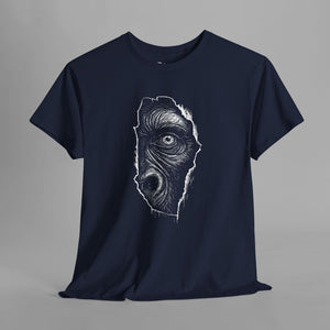 Ripped Effect Gorilla - Urban Streetwear Graphic T-Shirt