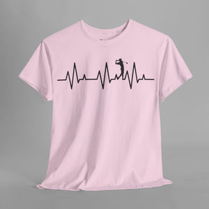 Golf Heartbeat Graphic T-Shirt, Men's