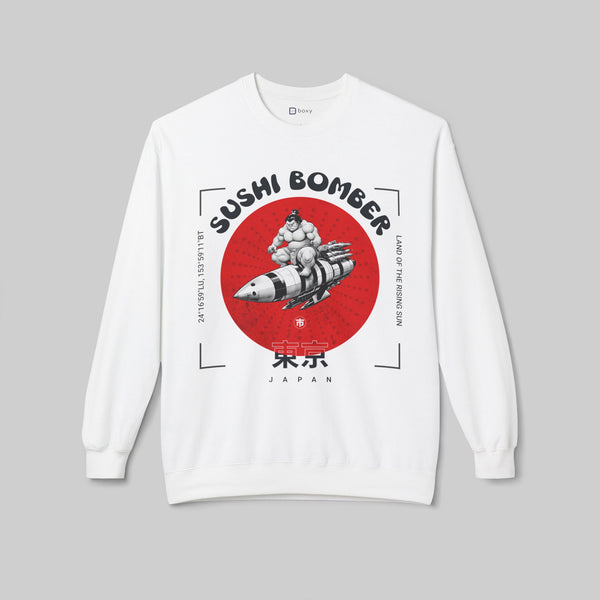 "Sushi Bomber" Japanese Pop Art Sweatshirt