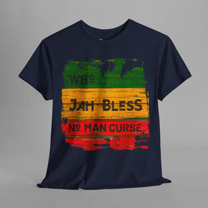 Who Jah Bless No Man Curse Graphic T-Shirt