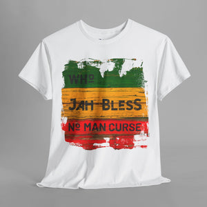 Who Jah Bless No Man Curse Graphic T-Shirt