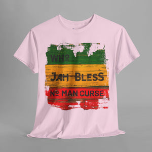 Who Jah Bless No Man Curse Graphic T-Shirt