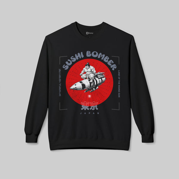 "Sushi Bomber" Japanese Pop Art Sweatshirt