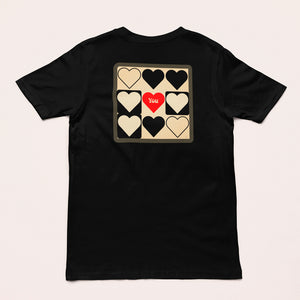 Heart Grid Graphic T-Shirt