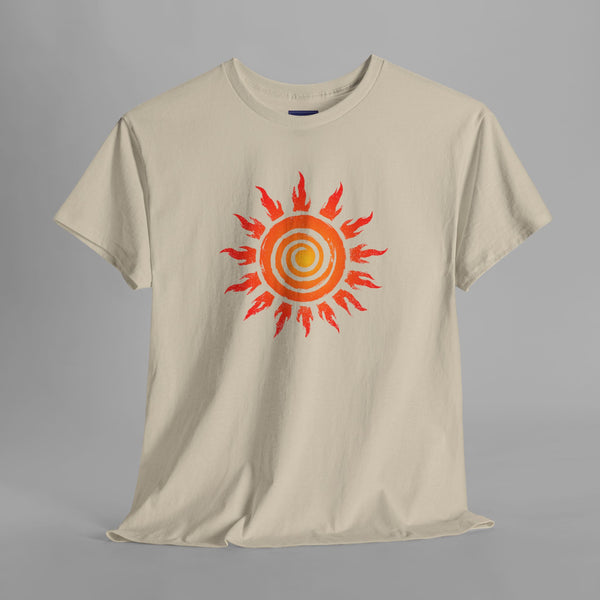 Abstract Sun Graphic T-Shirt