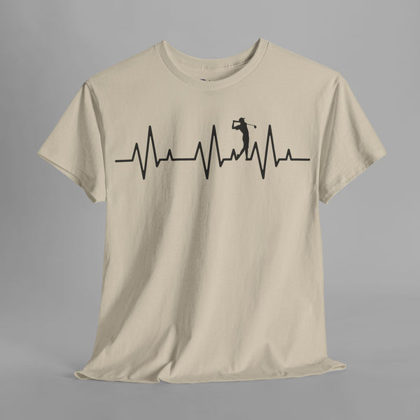 Golf Heartbeat T-Shirt, Men's