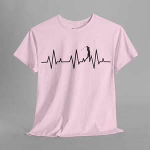 Golf Heartbeat Graphic T-Shirt, Women's
