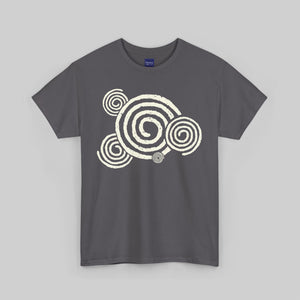 Soft Spiral Abstract Graphic T-shirt
