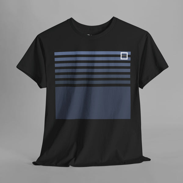 Boxy Striped Pattern T-Shirt