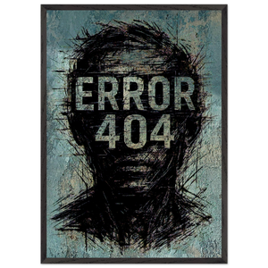 404 Not Found Black Frame