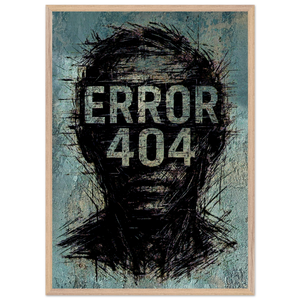 404 Not Found Wooden Frame
