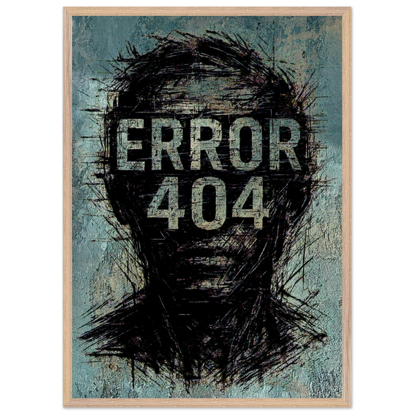 404 Not Found Wooden Frame