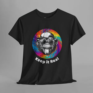 Keep It Real Monkey Graphic T-Shirt