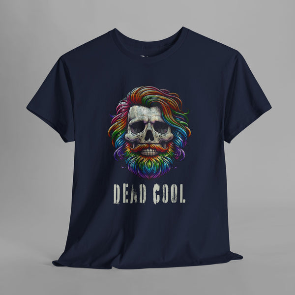 "Dead Cool" Rainbow Skull Art T-Shirt