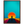 Brown framed solitary sunset poster